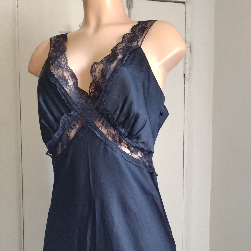 Abercrombie And Fitch Black Slip Dress M